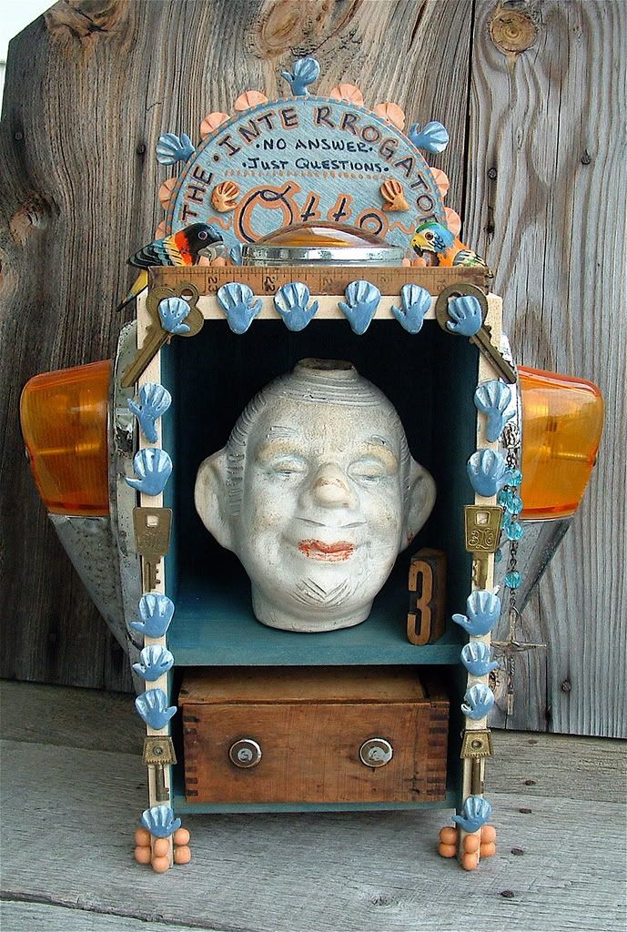 Ms Rebecca's Art Quirky Art Shrines that Have a Purpose